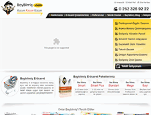 Tablet Screenshot of baybilmis.com